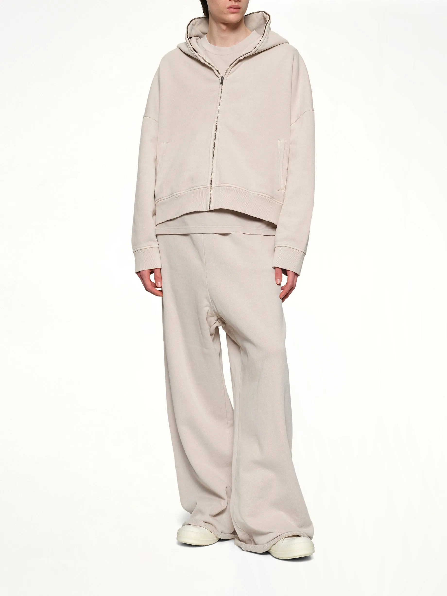 Eternal Zip Hoodie in Off White sold by MARAIS product image thumbnail 4