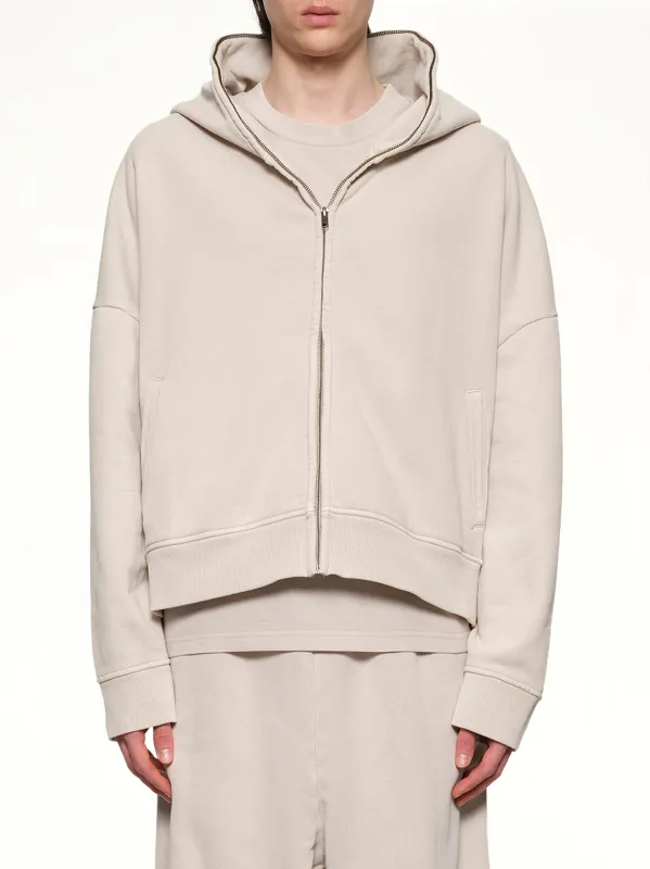 Eternal Zip Hoodie in Off White sold by MARAIS