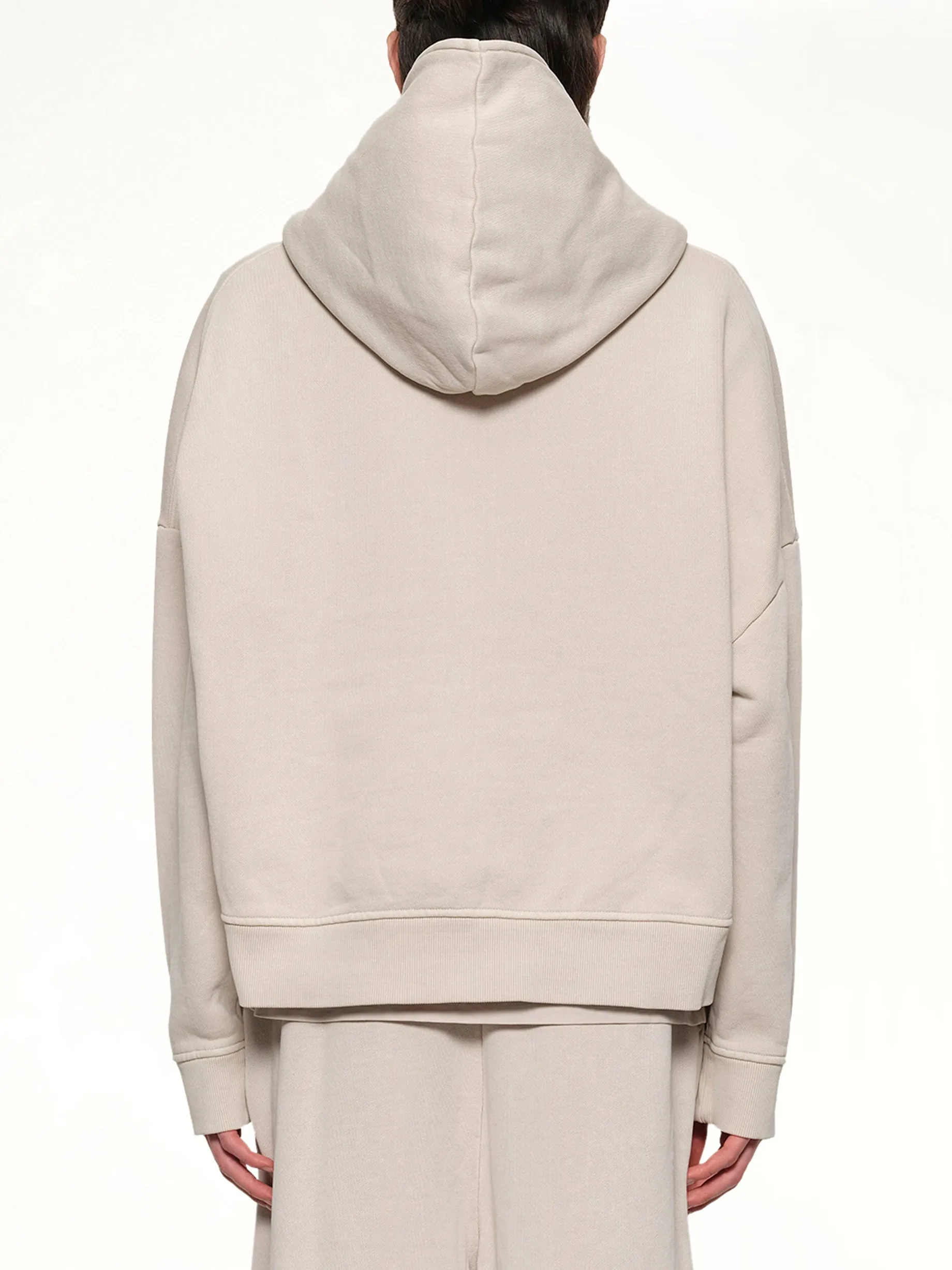 Eternal Zip Hoodie in Off White sold by MARAIS product image thumbnail 5