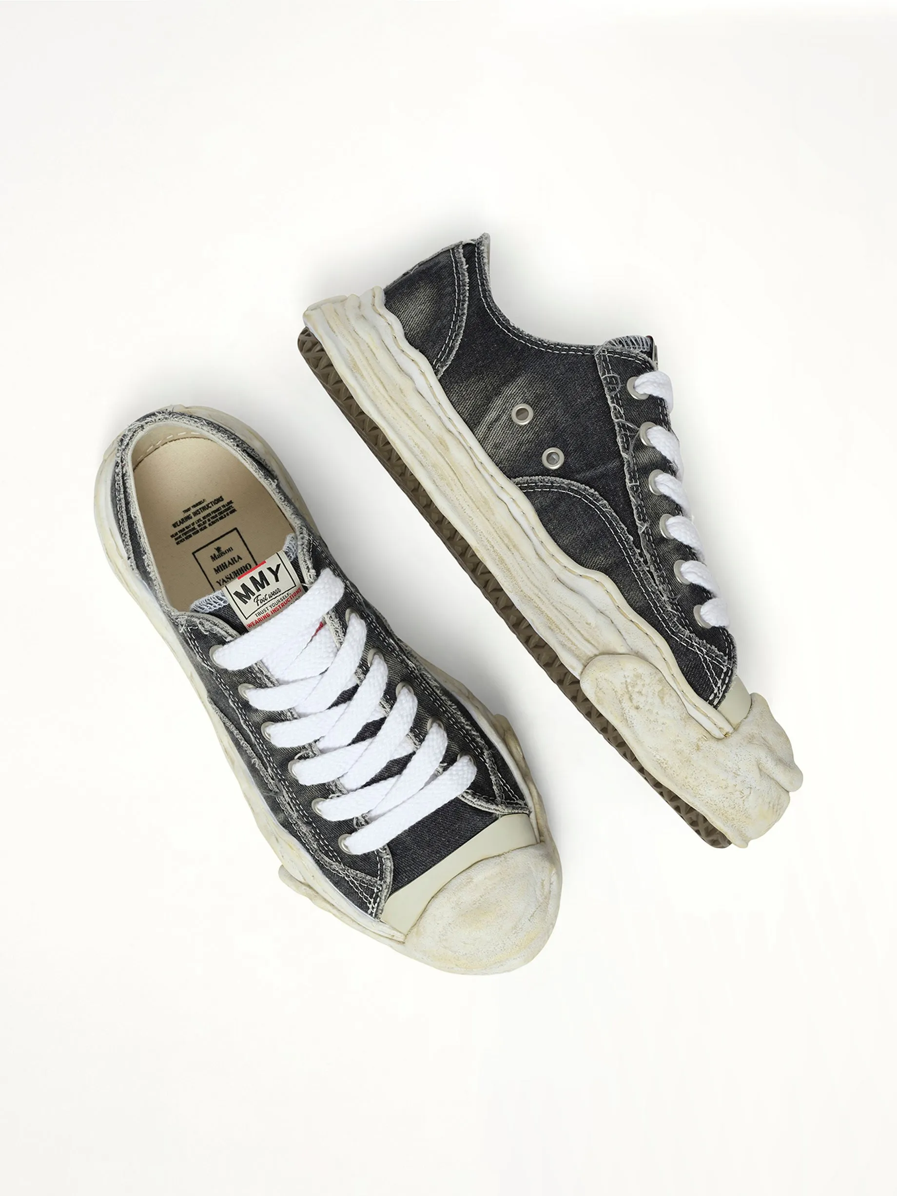 Hank OG Sole Bleaching Sneaker in Black sold by MARAIS product image thumbnail 4