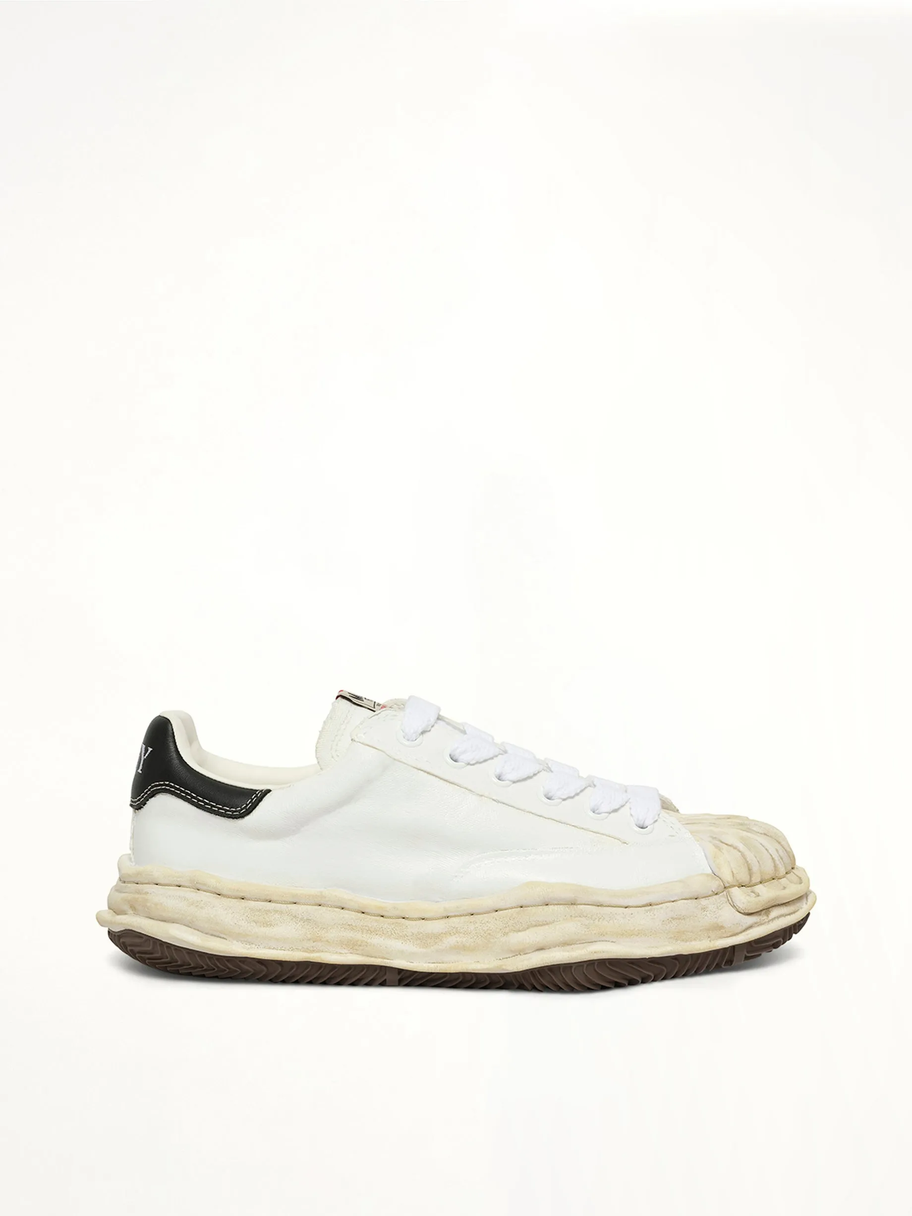 Blakey OG Torn Sneaker in White sold by MARAIS