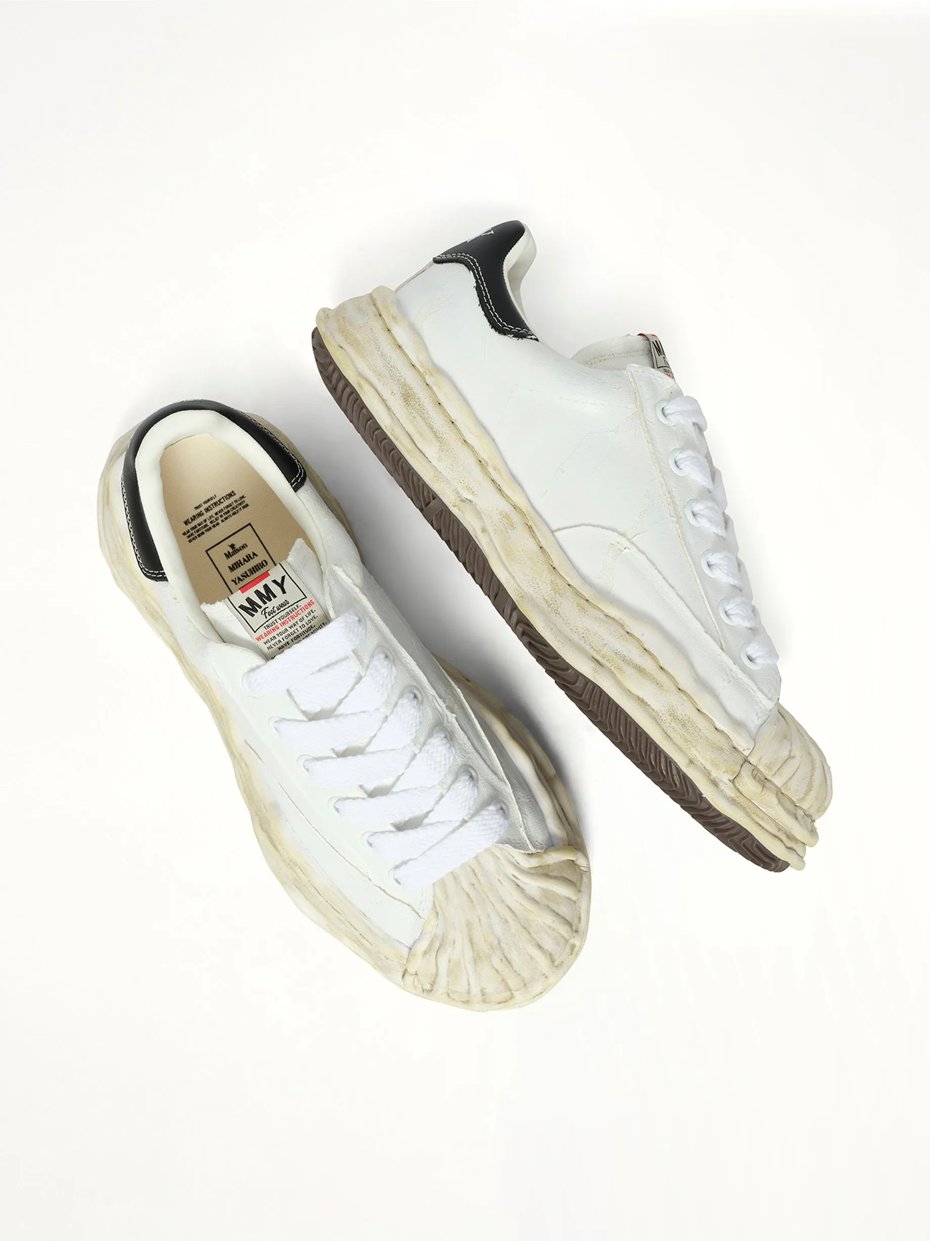 Blakey OG Torn Sneaker in White sold by MARAIS product image thumbnail 4