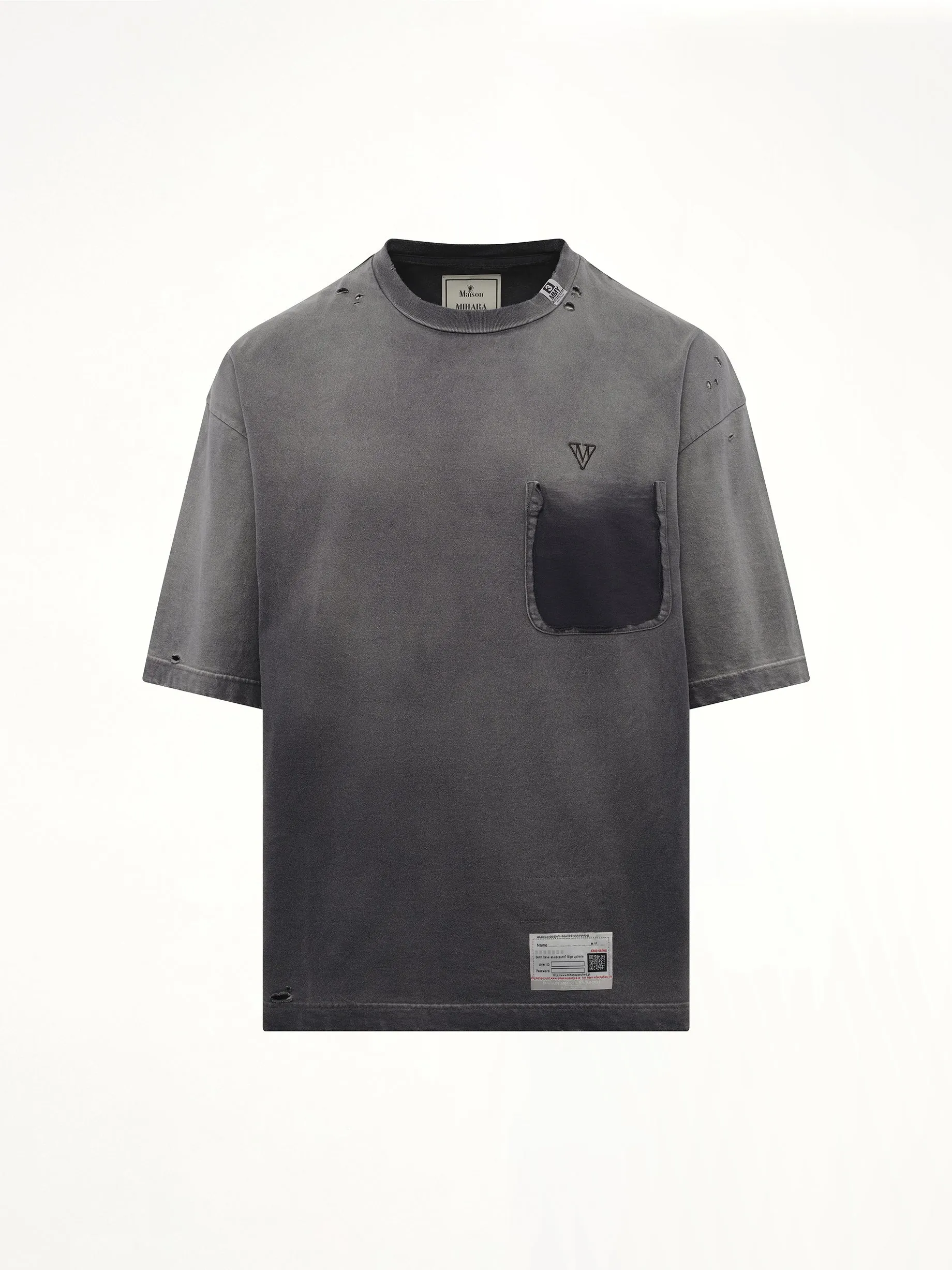 Sun Faded T-Shirt in Black sold by MARAIS product image thumbnail 2