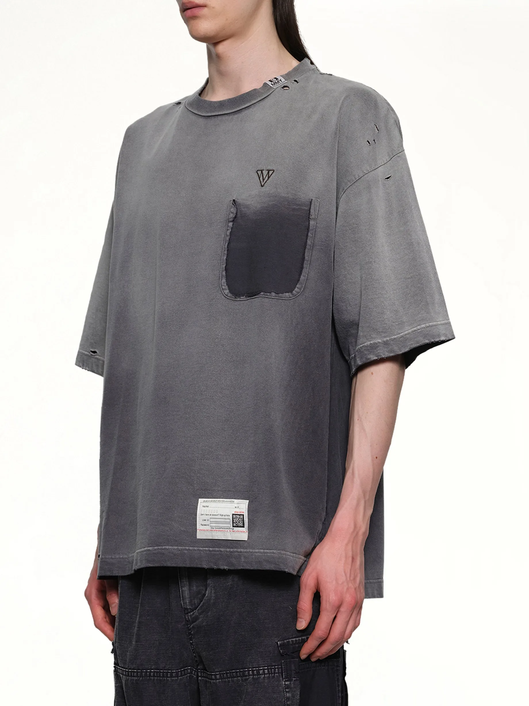 Sun Faded T-Shirt in Black sold by MARAIS product image thumbnail 3