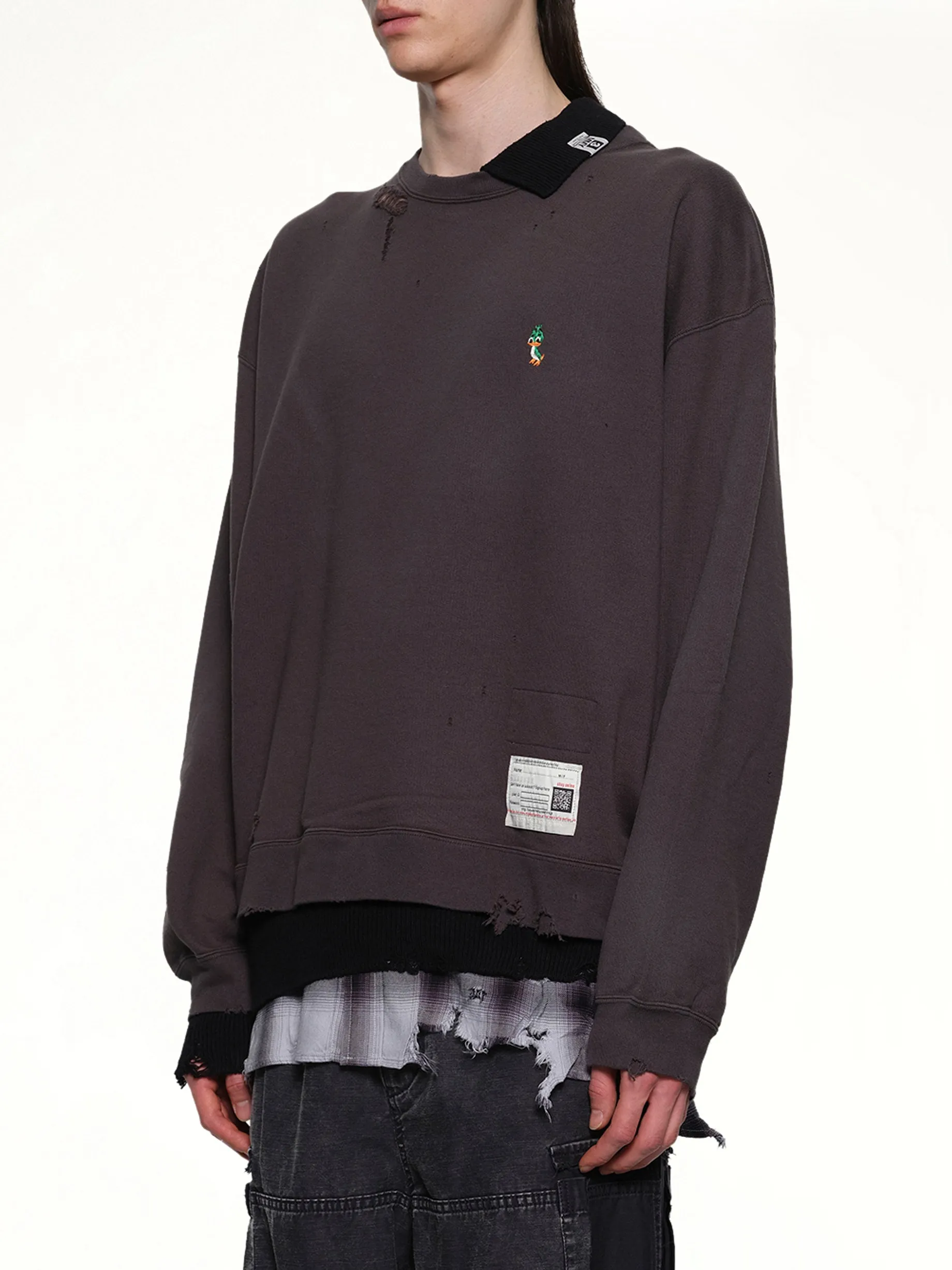 Triple Layered Pullover in Black sold by MARAIS product image thumbnail 3