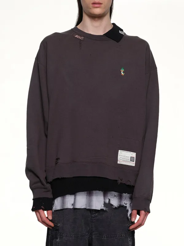 Triple Layered Pullover in Black sold by MARAIS