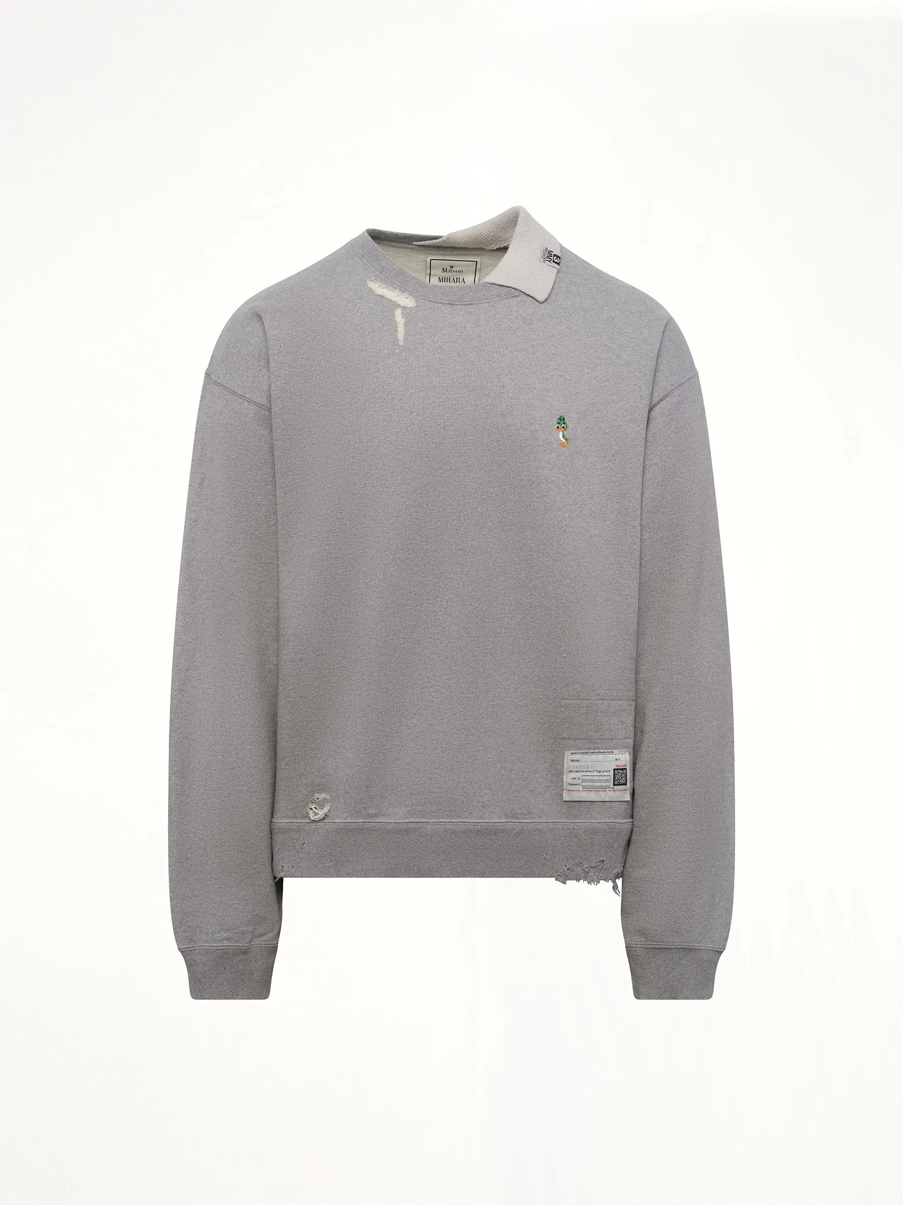 Triple Layered Pullover in Gray sold by MARAIS product image thumbnail 2