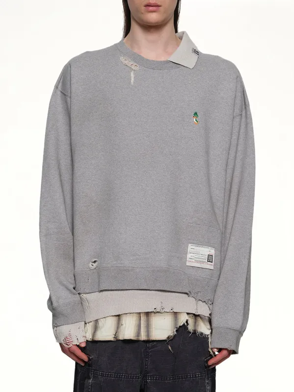 Triple Layered Pullover in Gray sold by MARAIS