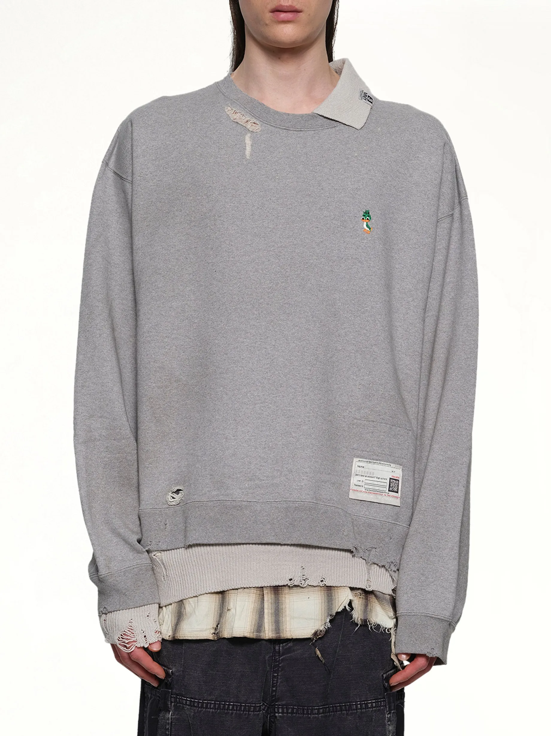 Triple Layered Pullover in Gray sold by MARAIS