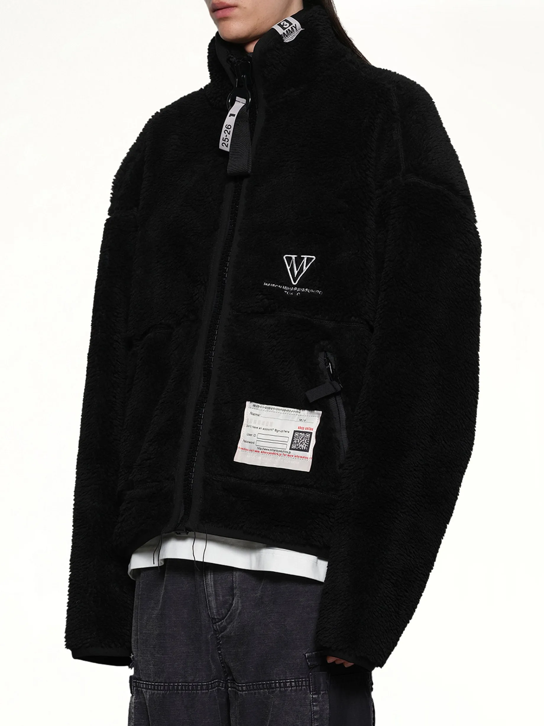 Amateur Sewn Like Boa Jacket sold by MARAIS product image thumbnail 3