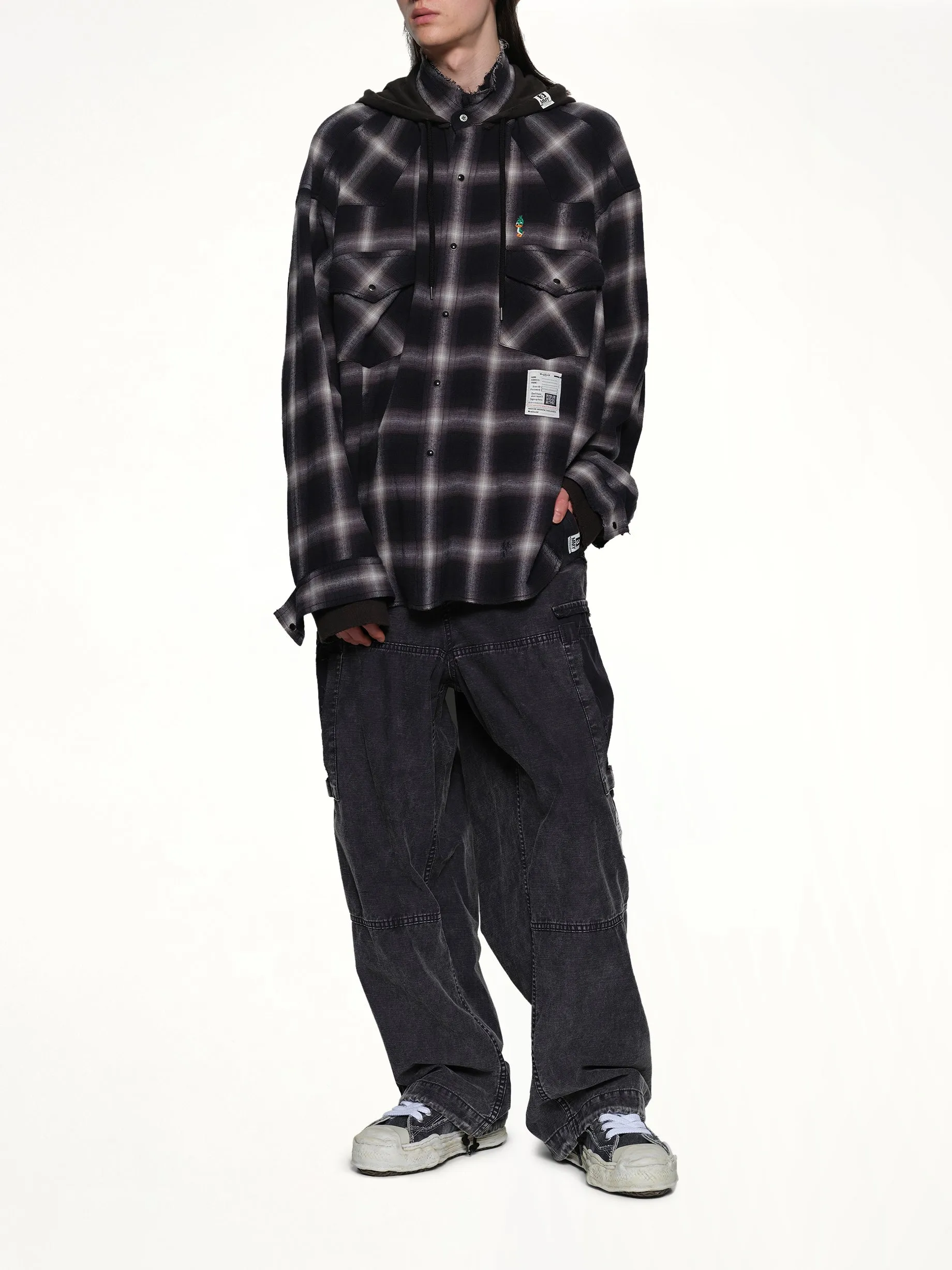 Sweat Hoodie LS Shirt in Black sold by MARAIS product image thumbnail 4