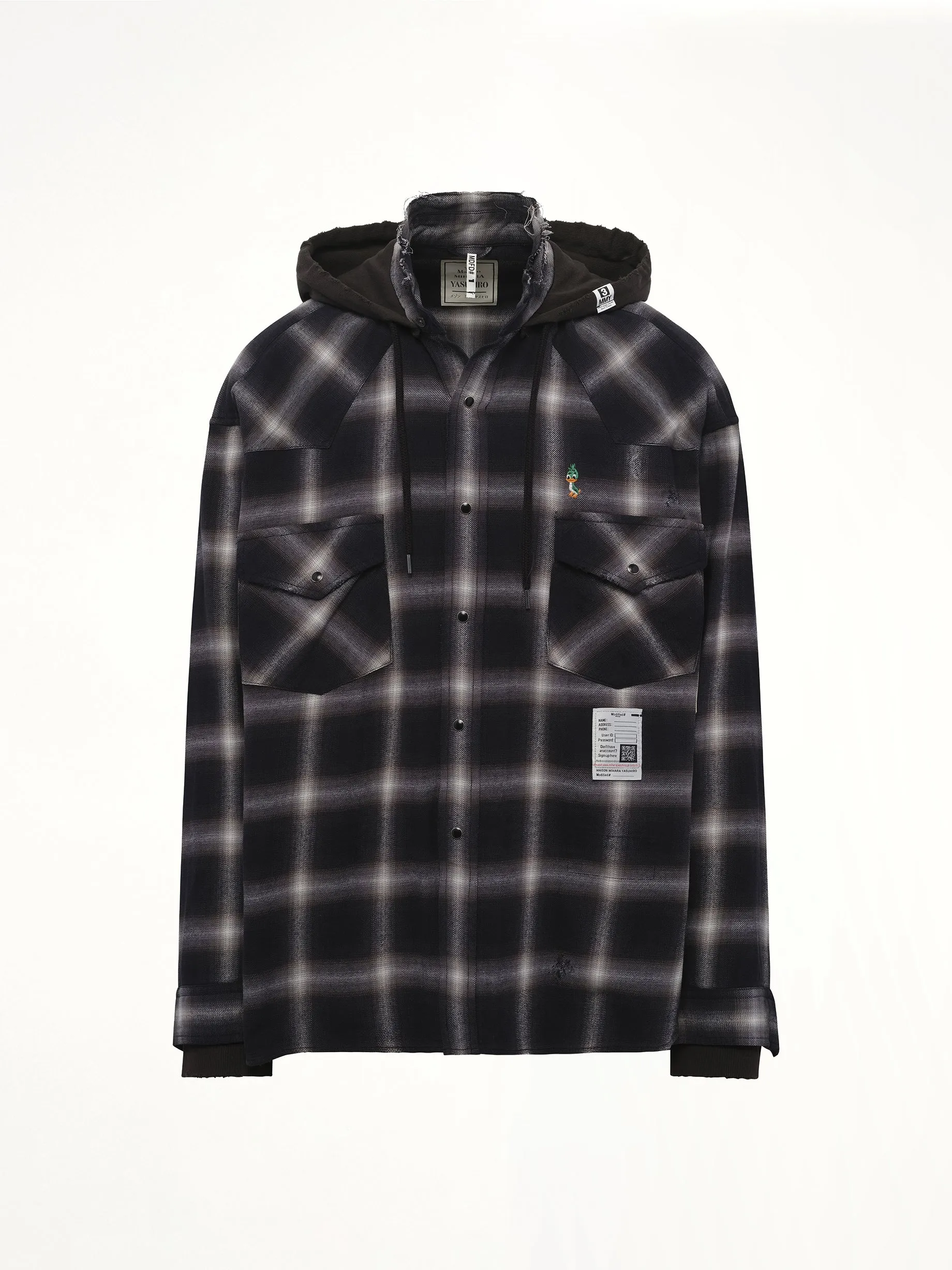 Sweat Hoodie LS Shirt in Black sold by MARAIS product image thumbnail 2