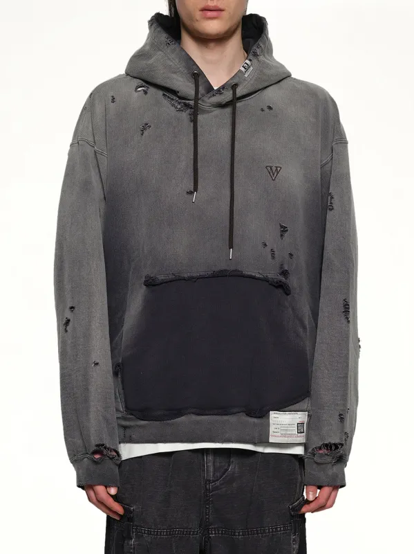 Sun Faded Hoodie in Black sold by MARAIS