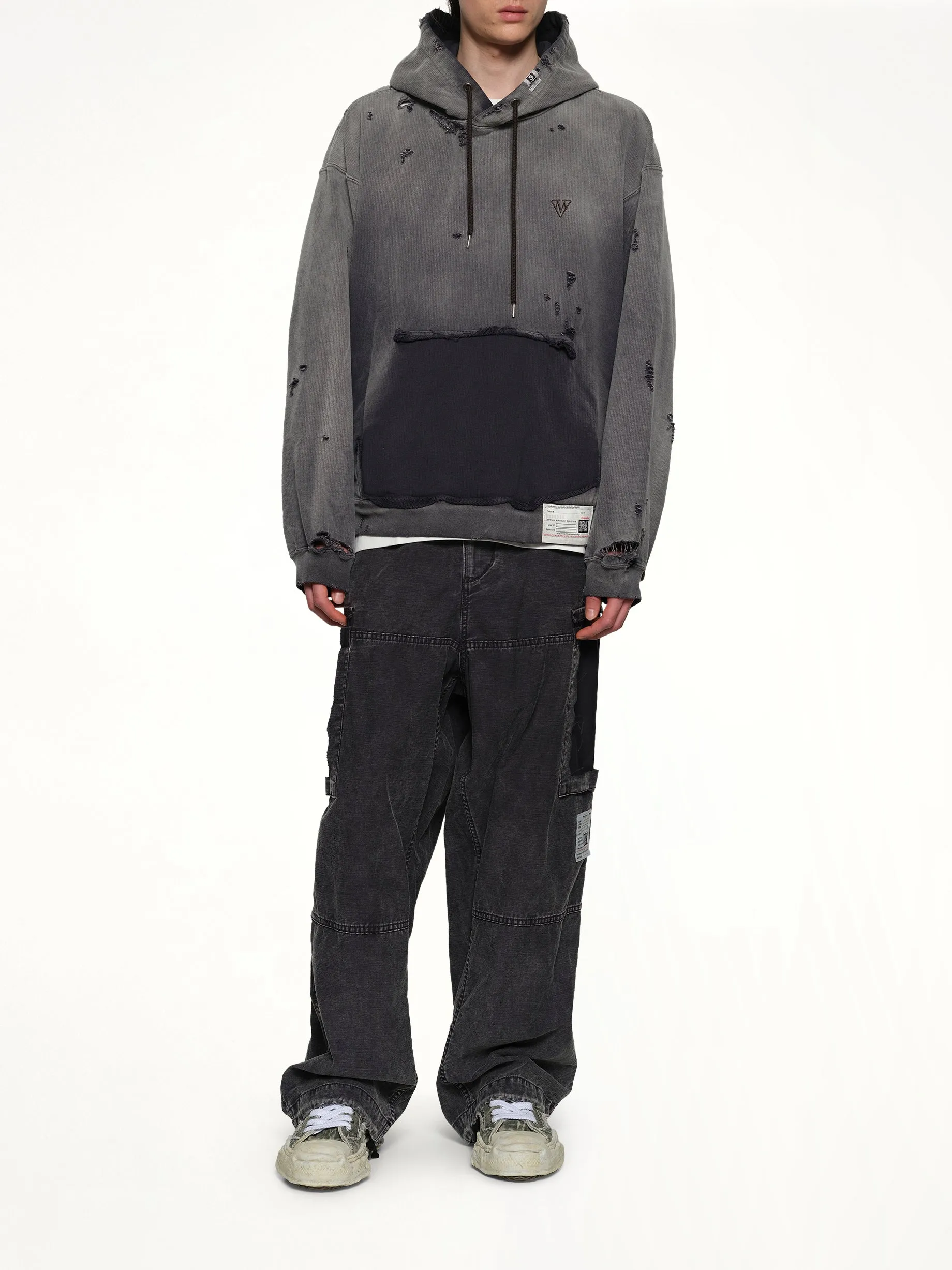 Sun Faded Hoodie in Black sold by MARAIS product image thumbnail 4