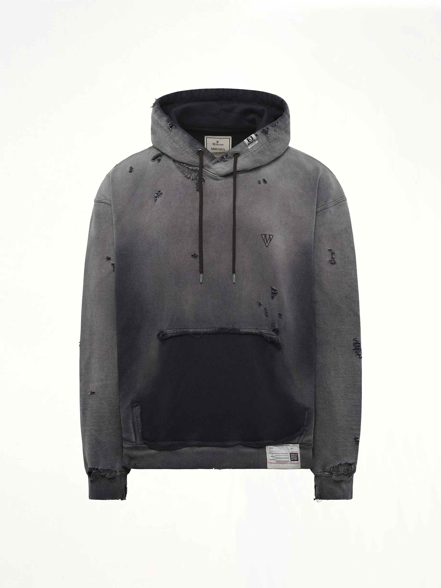 Sun Faded Hoodie in Black sold by MARAIS product image thumbnail 2