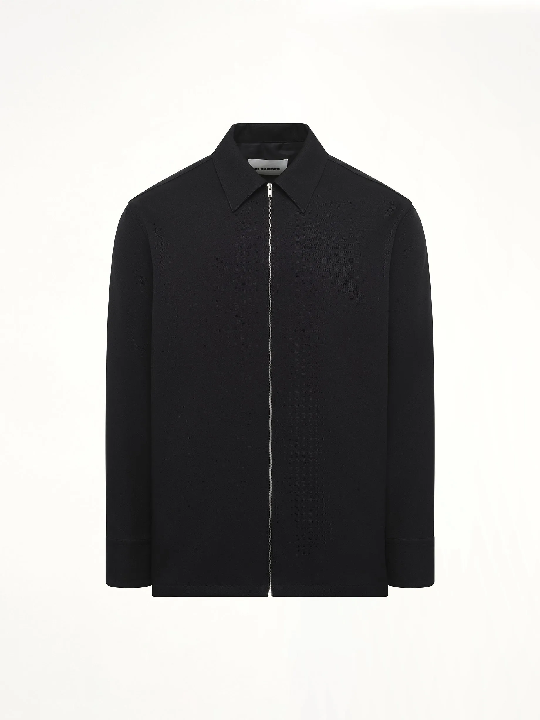 Zip-up Shirt in Black sold by MARAIS product image thumbnail 2