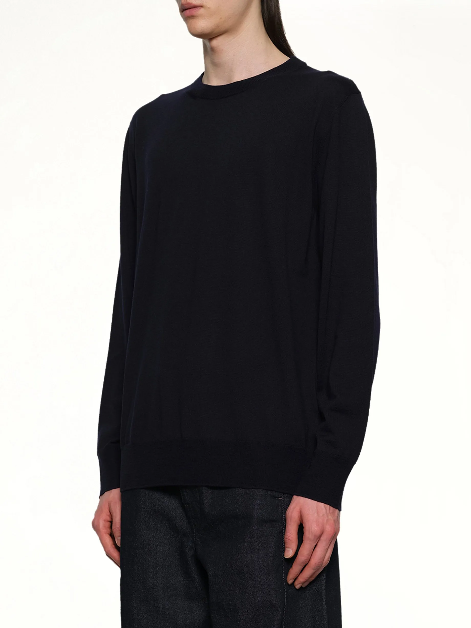 Heavy Weight Merino Wool in Midnight sold by MARAIS product image thumbnail 3