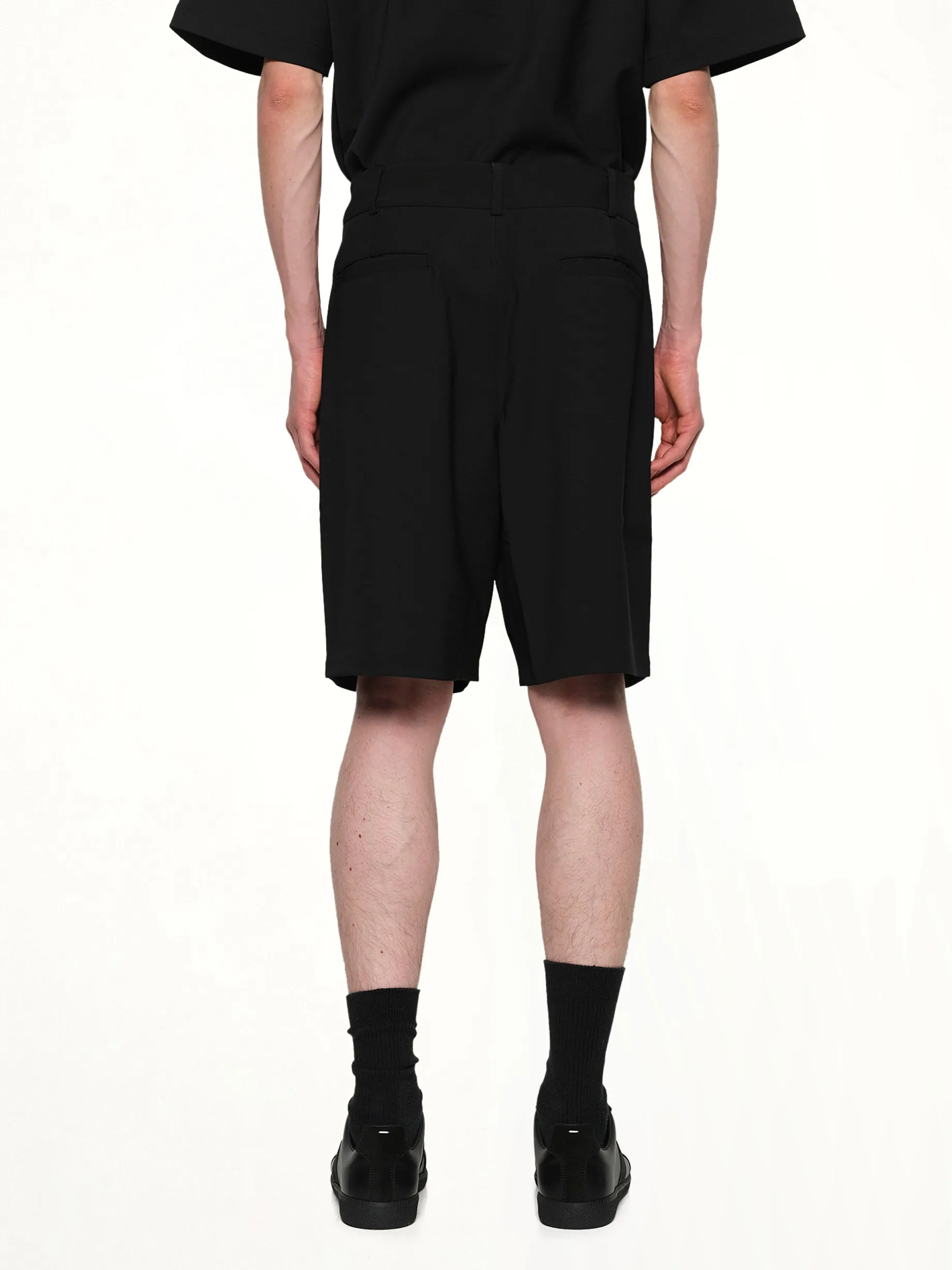 Tailored Shorts in Black sold by MARAIS product image thumbnail 5