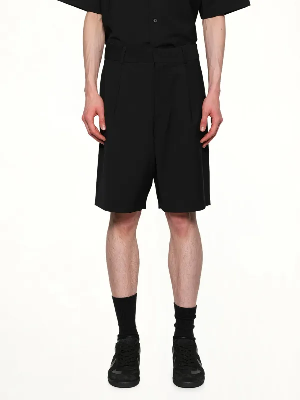 Tailored Shorts in Black sold by MARAIS