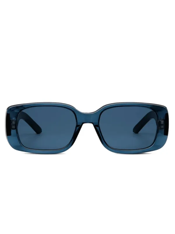WilDior S2U 30B0 Rectangular Sunglasses in Blue sold by MARAIS