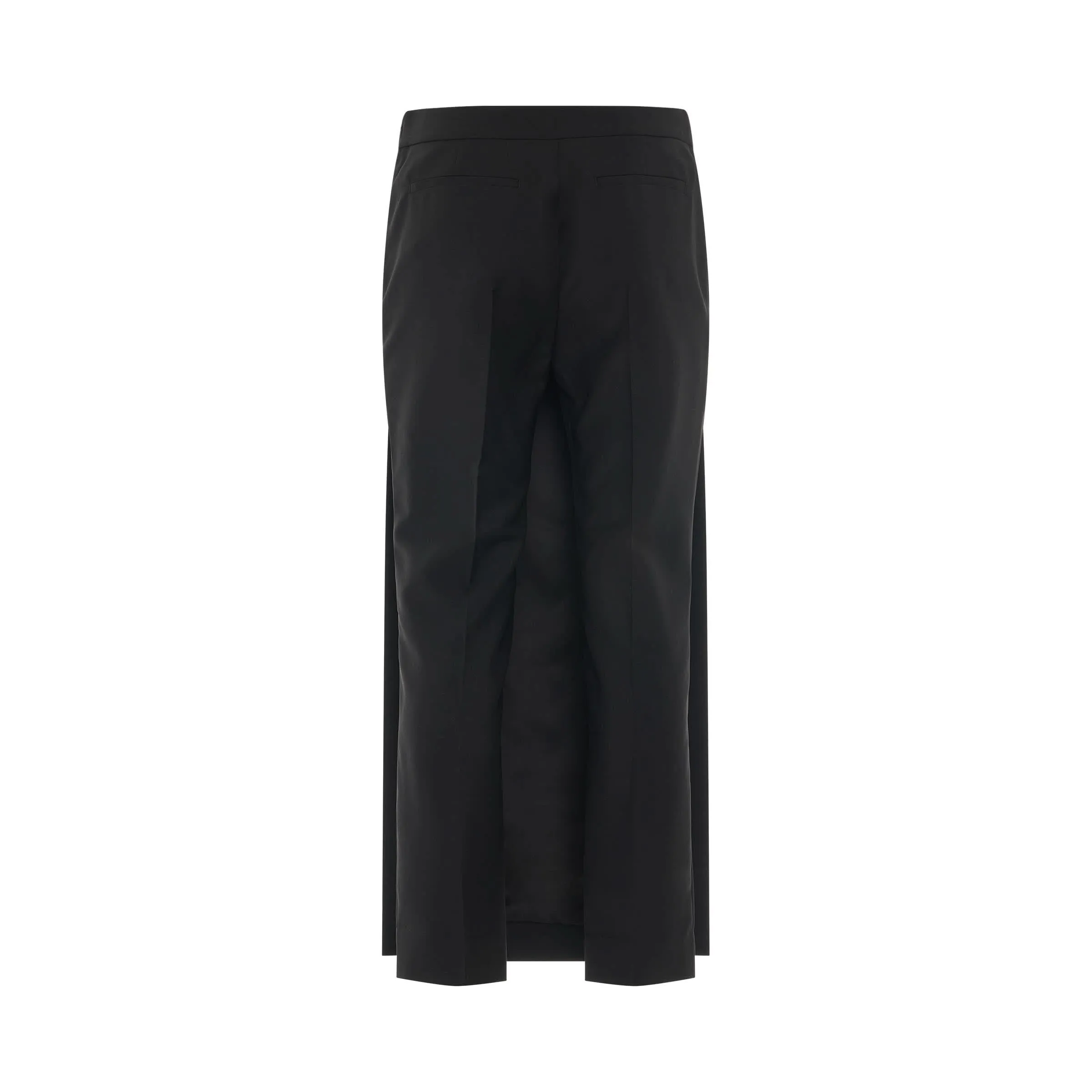 Slim Trousers with Long Apron in Black sold by MARAIS product image thumbnail 4