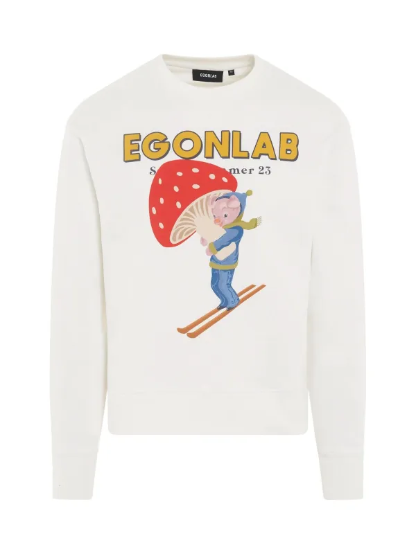 Piggy Print Sweatshirt sold by MARAIS