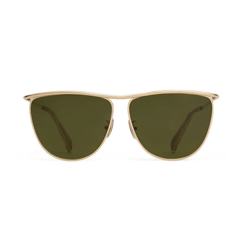 Metal Frame 08 Sun in Gold/Green sold by MARAIS