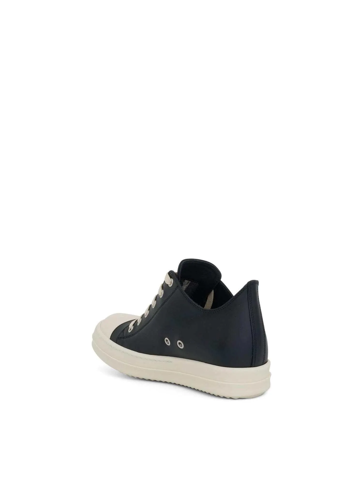 Low Leather Sneaker in Black/Milk sold by MARAIS product image thumbnail 3