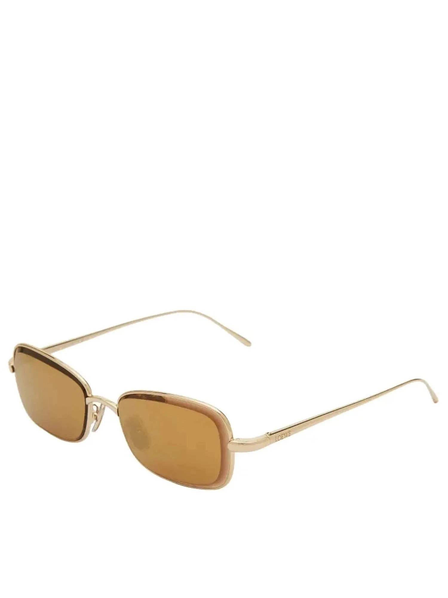 Loewe LW40159U Metal Sunglasses in Gold sold by MARAIS