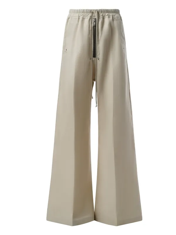 Linen Wide Bela Pants in Dinge sold by MARAIS