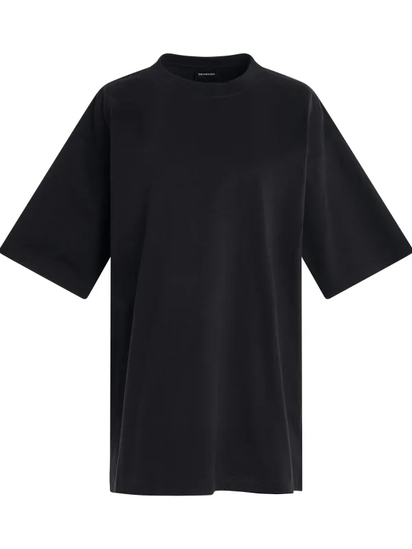 Handwritten Logo T-Shirt in Black sold by MARAIS