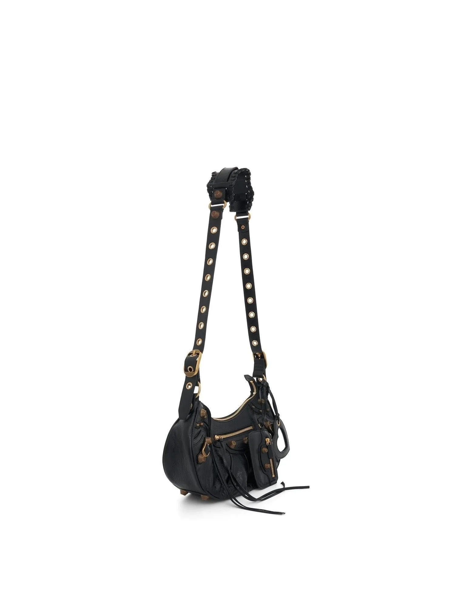 Le Cagole Small Shoulder Bag in Black/Gold sold by MARAIS product image thumbnail 2