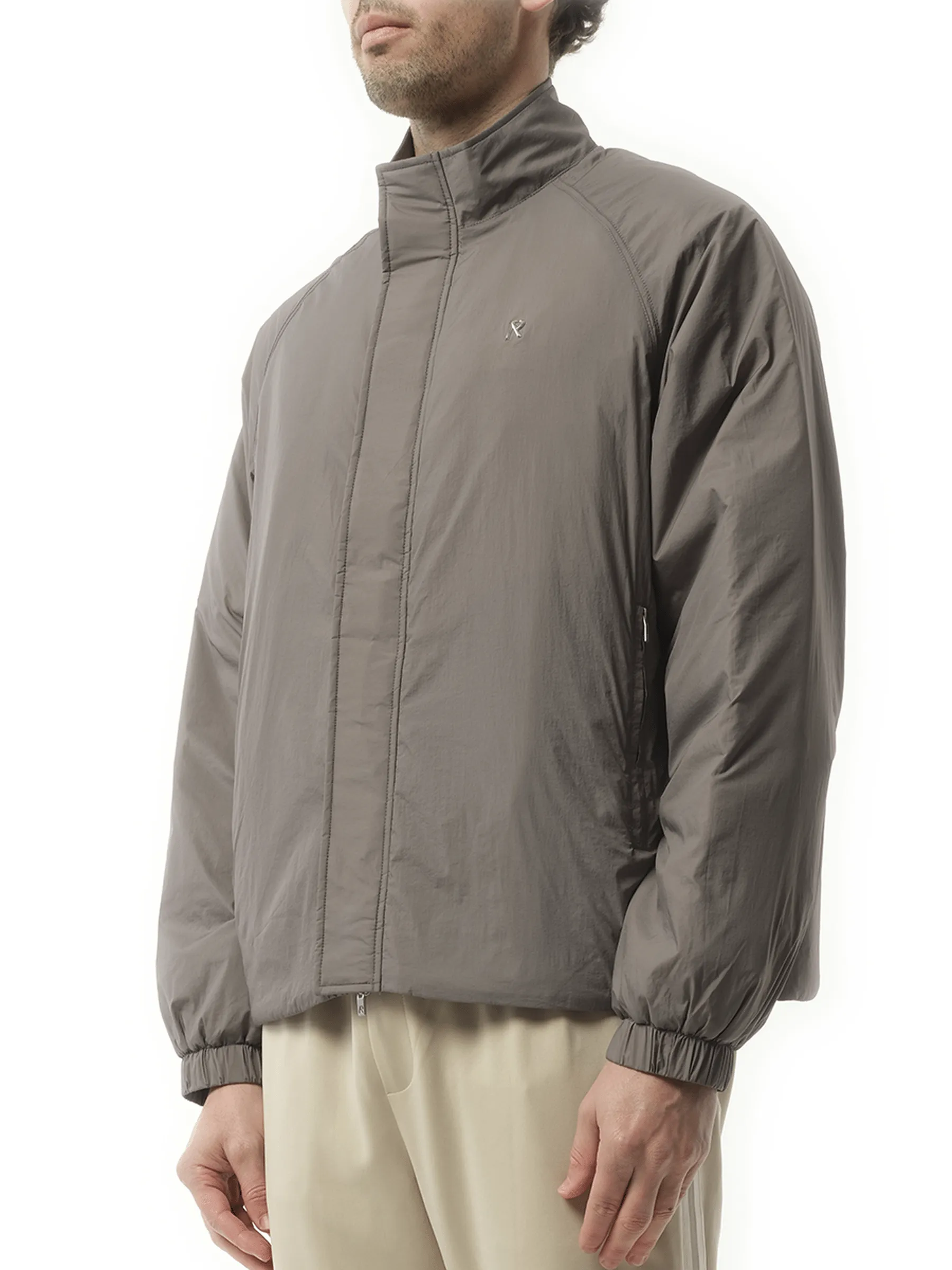 Funnel Neck Jacket in Stone sold by MARAIS product image thumbnail 5