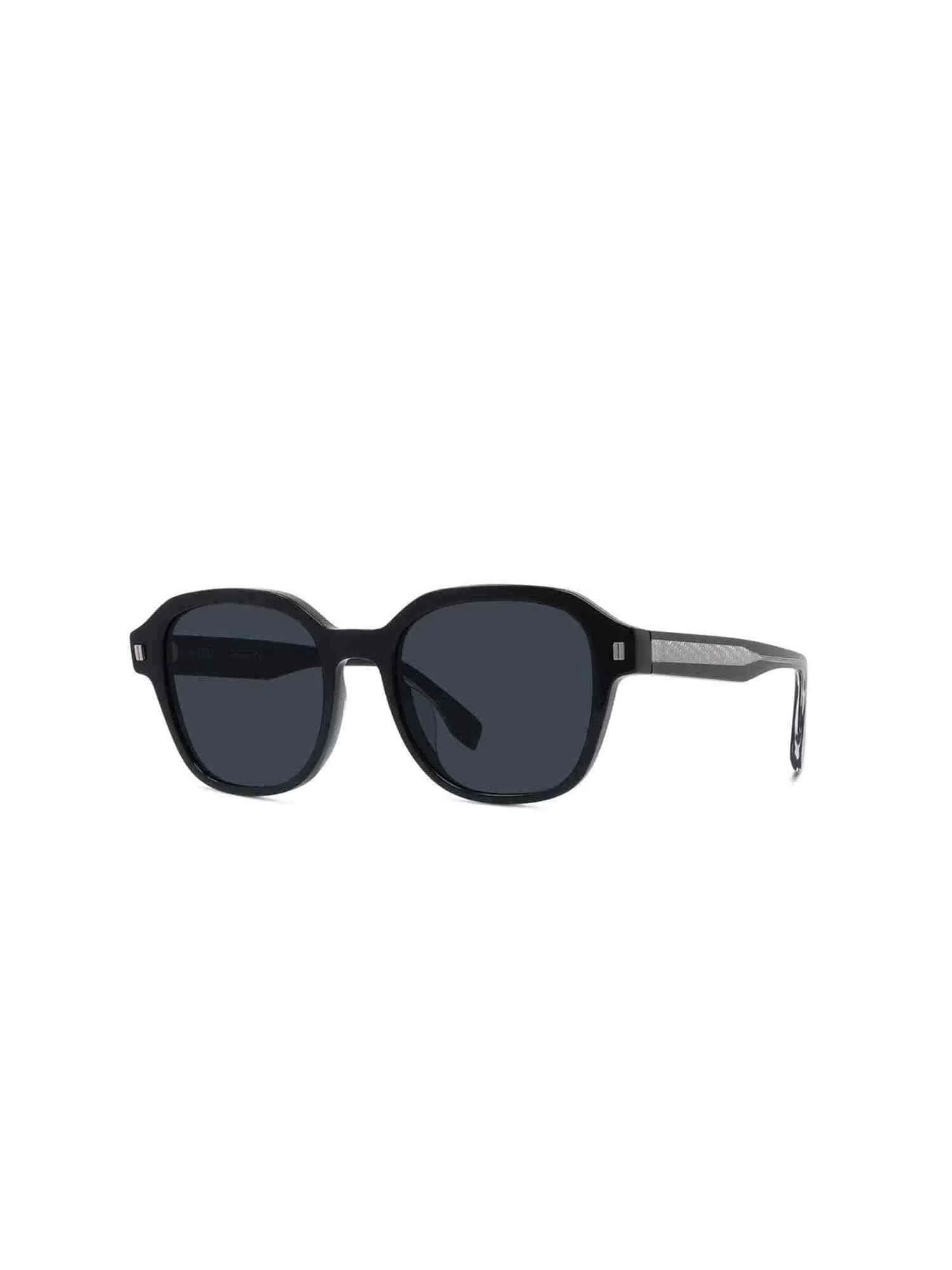 FE40002U Square Sunglasses with Blue Lens in Shiny Black sold by MARAIS product image thumbnail 2