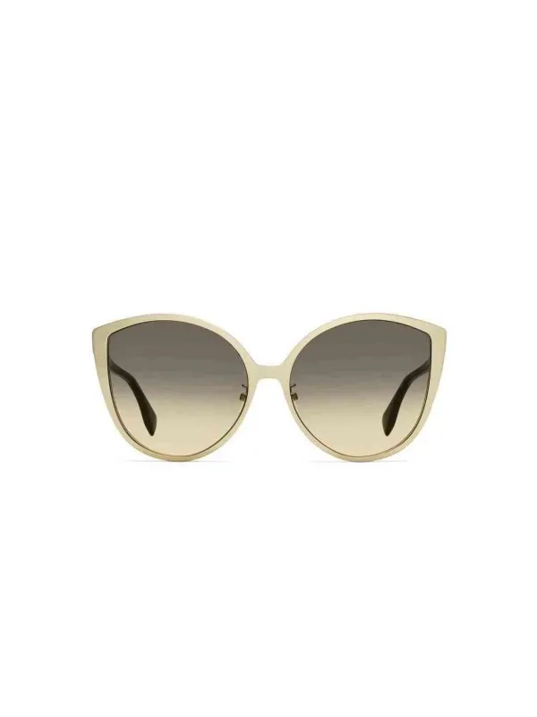 Fendi Sunglasses Ff 0395/F/S in Gold sold by MARAIS