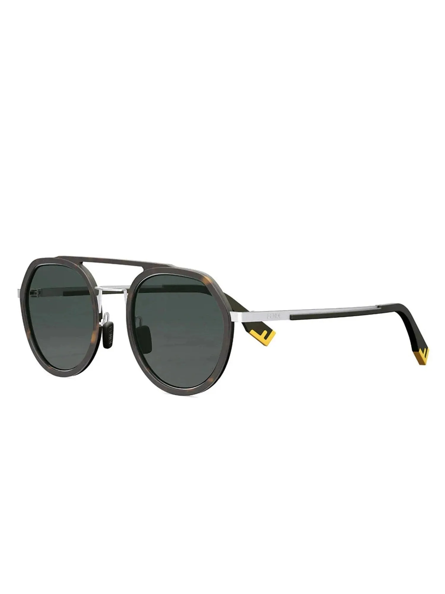 FE40040U Round Sunglasses in Havana sold by MARAIS product image thumbnail 2