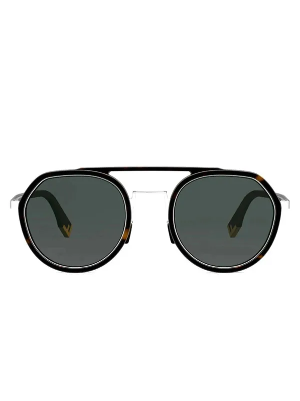 FE40040U Round Sunglasses in Havana sold by MARAIS