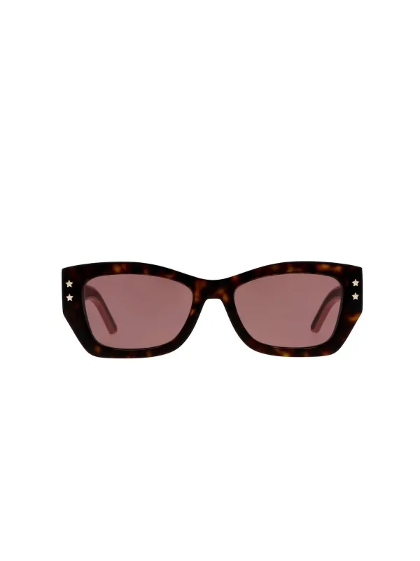 DiorPacific S2U 25D053 Rectangular Sunglasses in Tortoise sold by MARAIS