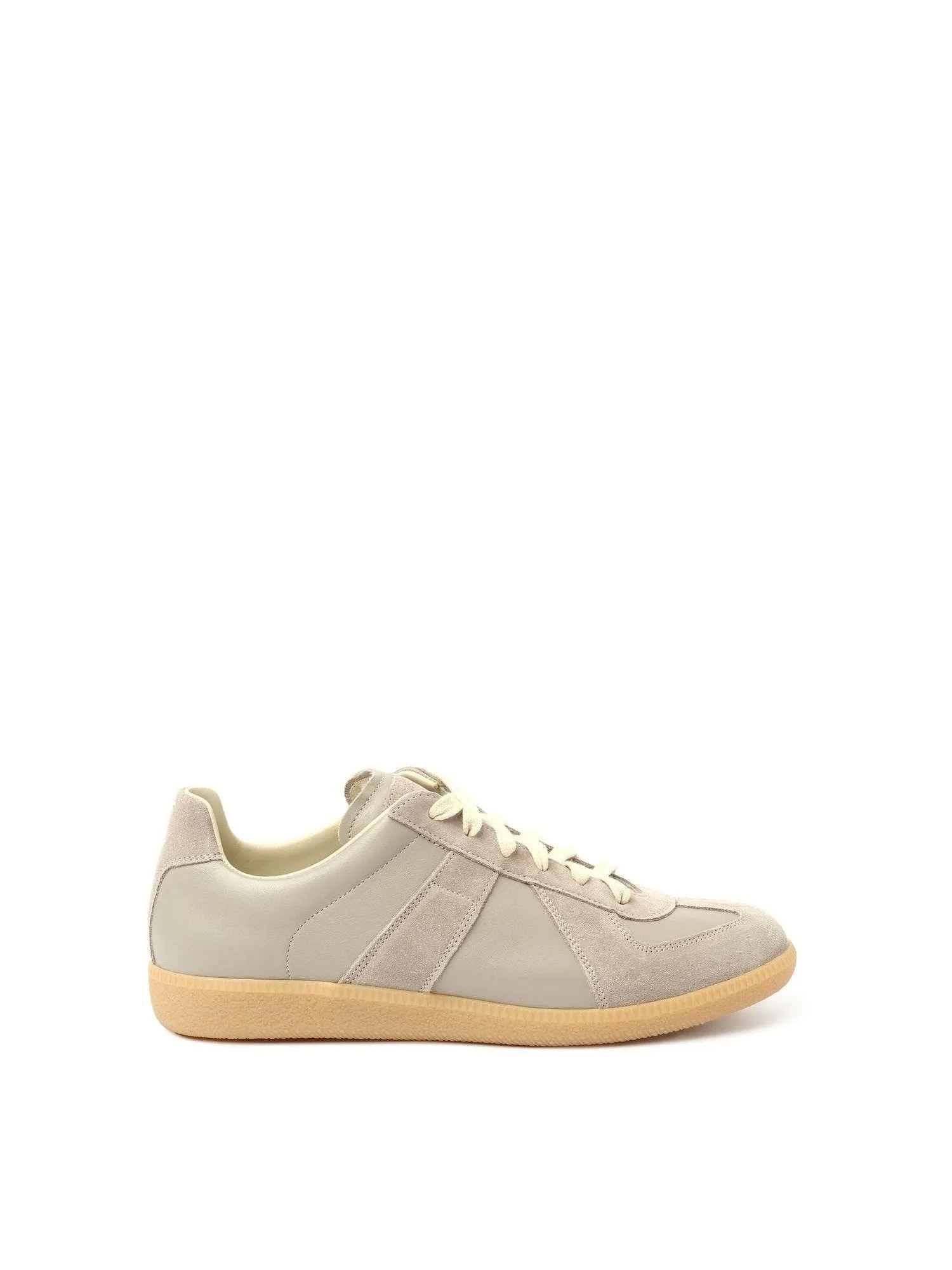 Replica Leather Sneaker in Birdy sold by MARAIS