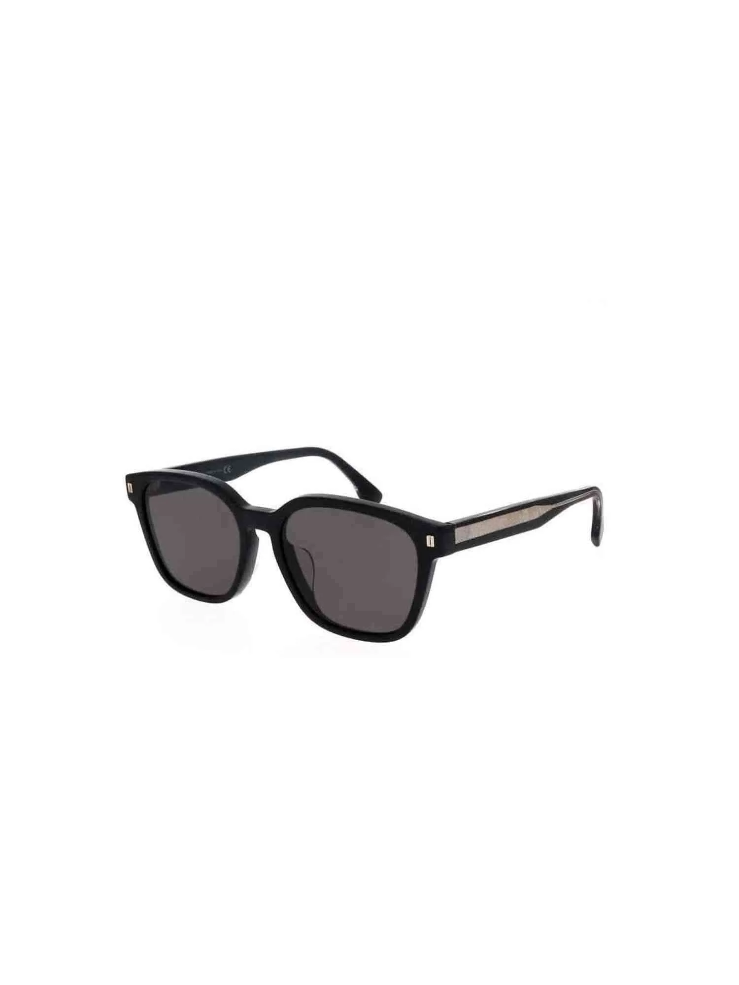 FE40001U Square Sunglasses with Smoke Lens in Shiny Black sold by MARAIS