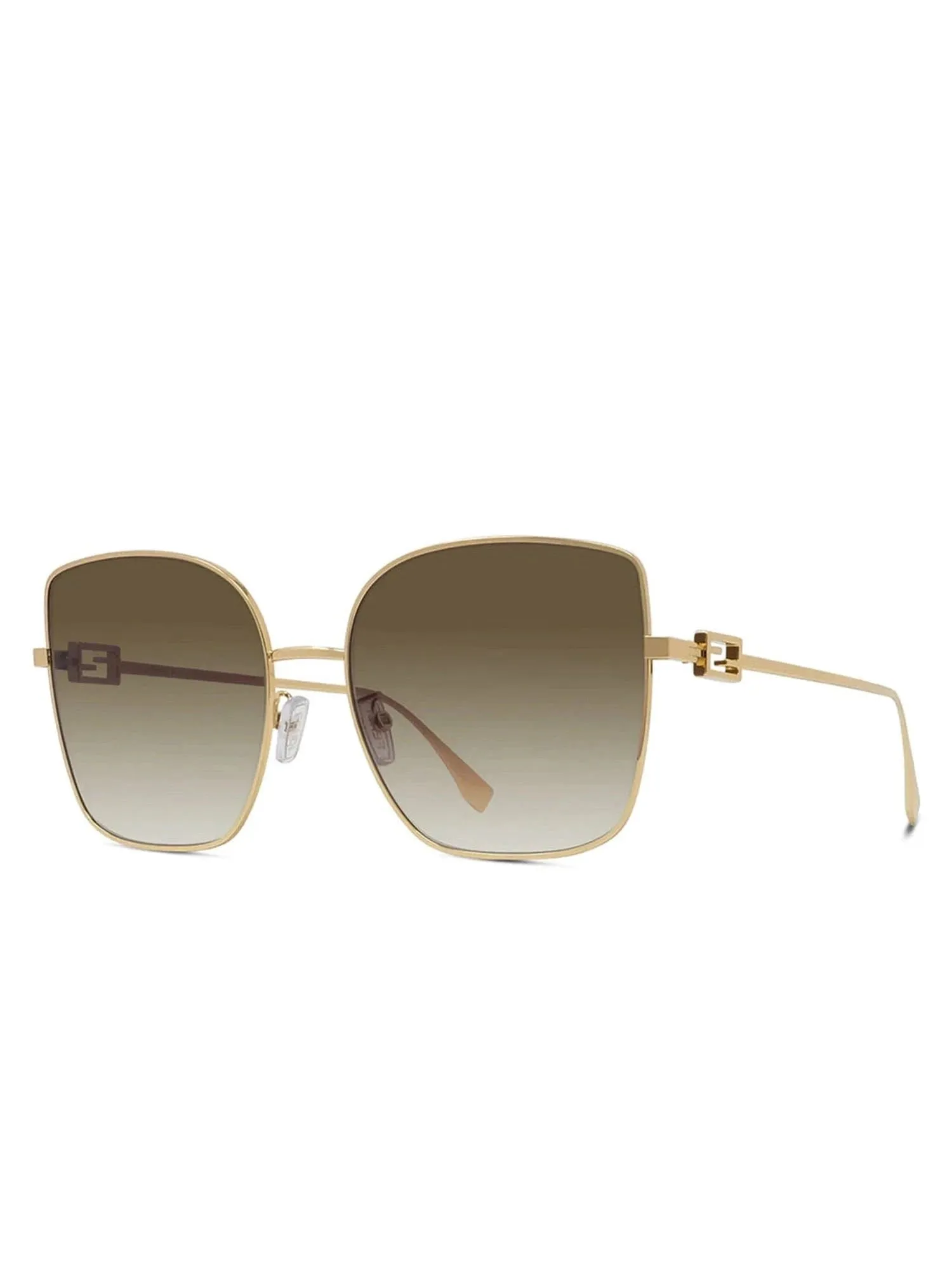 Fendi FE40013U 5930F Rectangle Sunglasses in Gold sold by MARAIS product image thumbnail 2