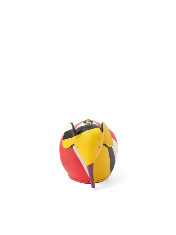 Elephant Stripes Coin Purse in Multicolor sold by MARAIS