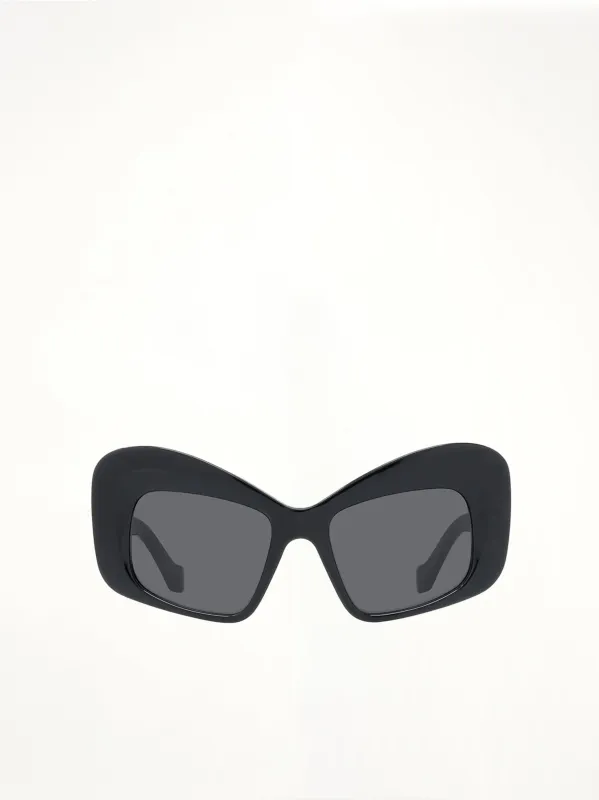 Loewe LW40128I 5101A Sunglasses in Black sold by MARAIS