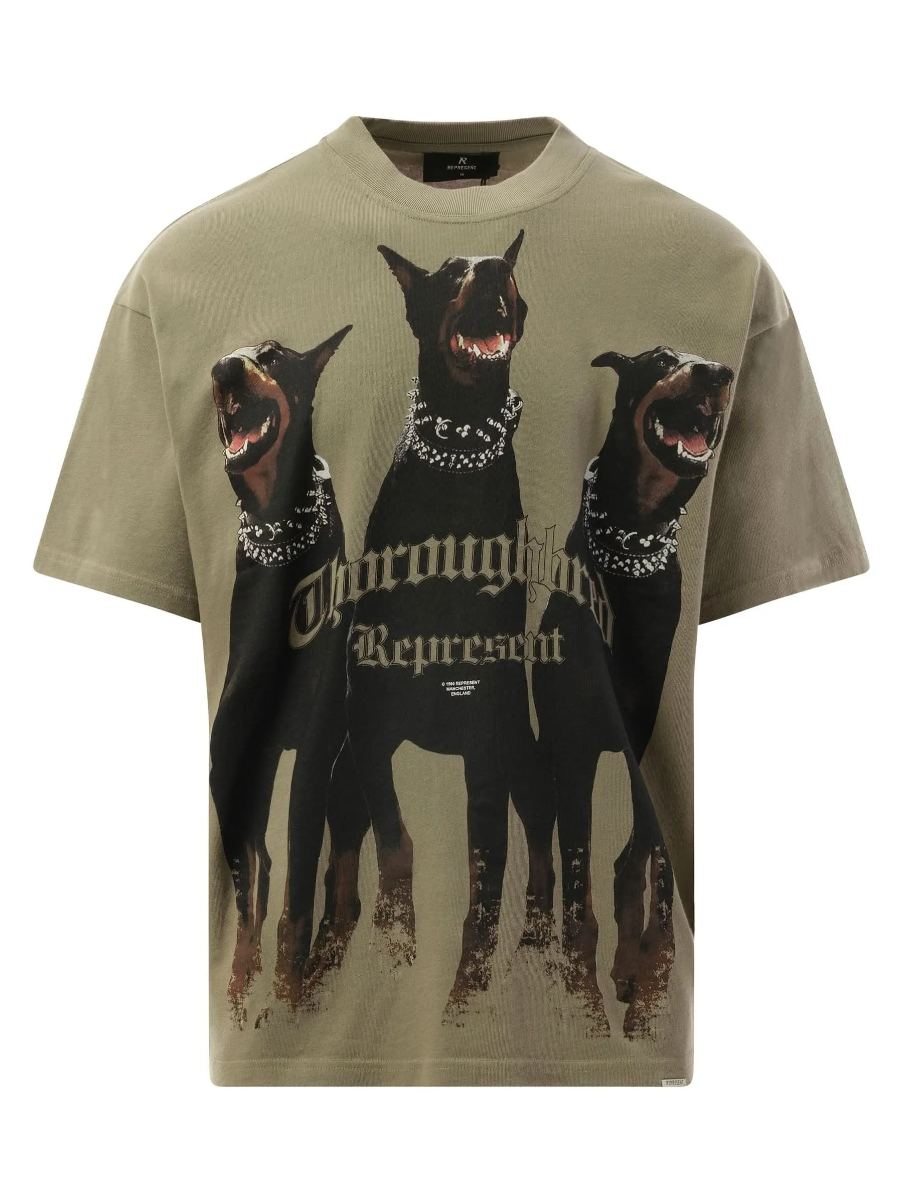 Thoroughbred T-Shirt in Khaki sold by MARAIS product image thumbnail 2