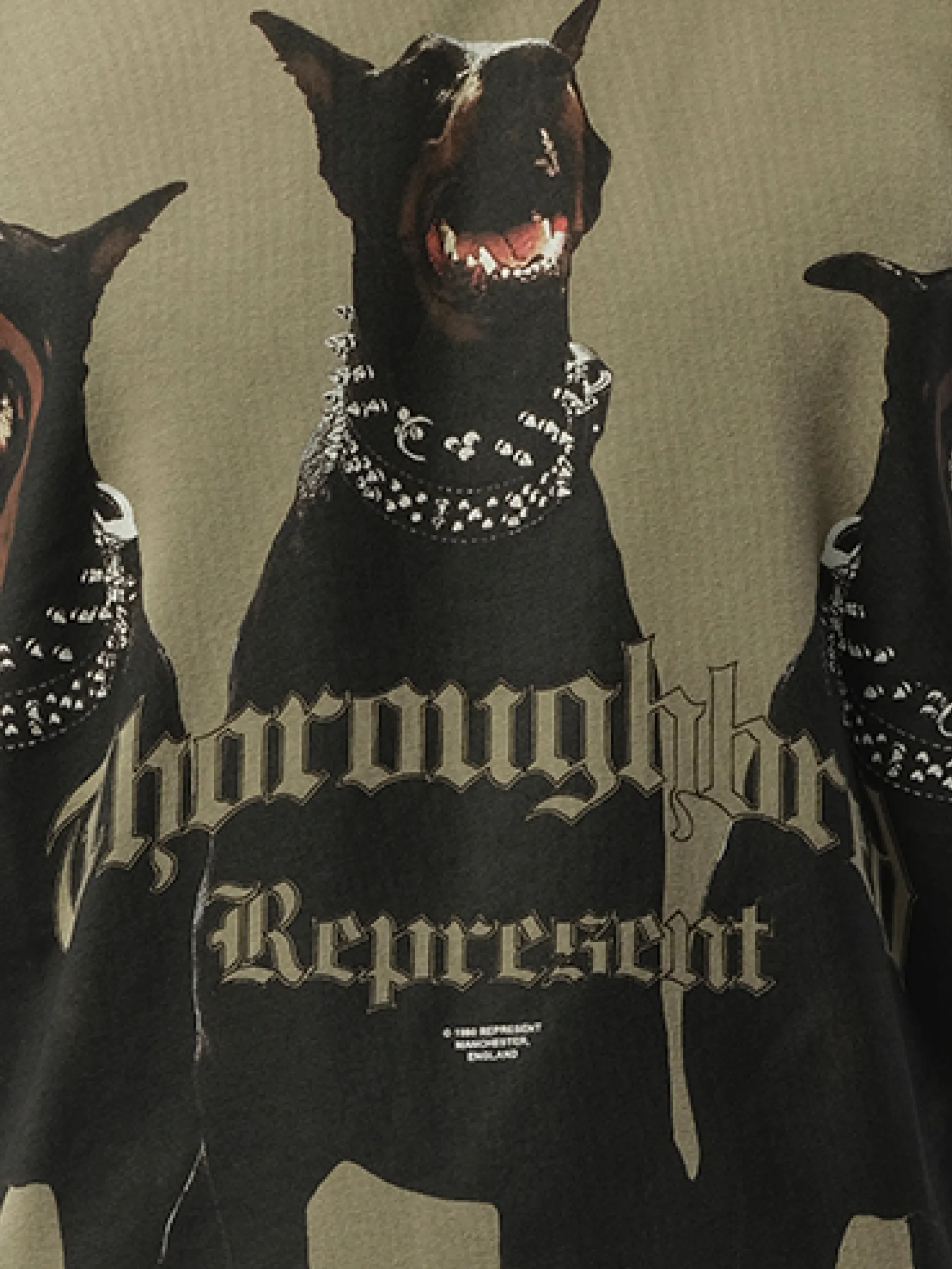 Thoroughbred T-Shirt in Khaki sold by MARAIS product image thumbnail 3