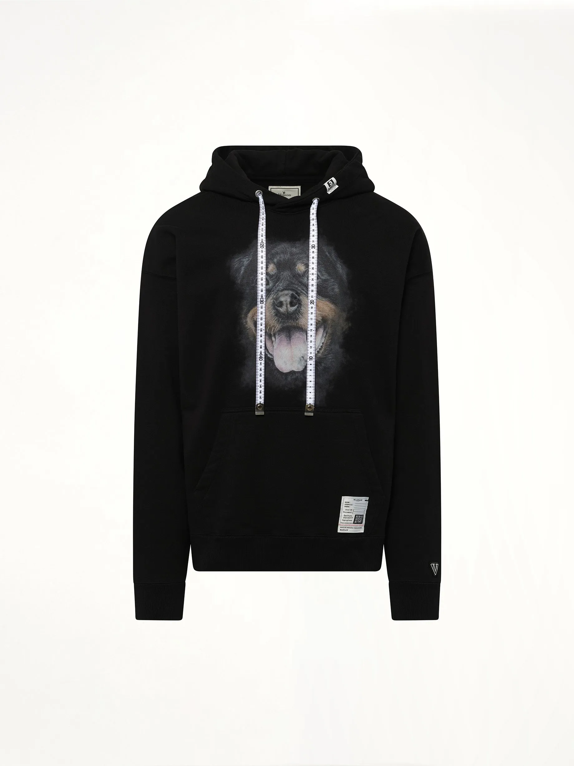 Dog Printed Hoodie in Black sold by MARAIS product image thumbnail 2