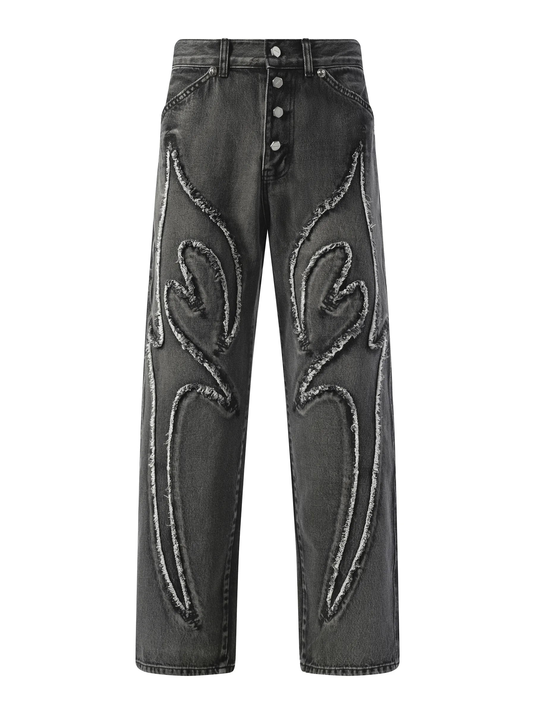 Tribal Denim Pants in Black sold by MARAIS product image thumbnail 2