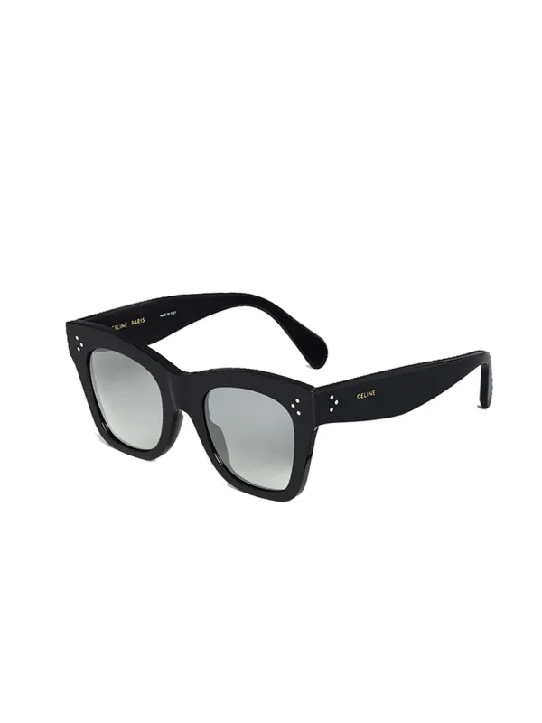 Celine CL4004IN 5001D Cat Eye Sunglasses with Smoke Polarised Lens in Black sold by MARAIS