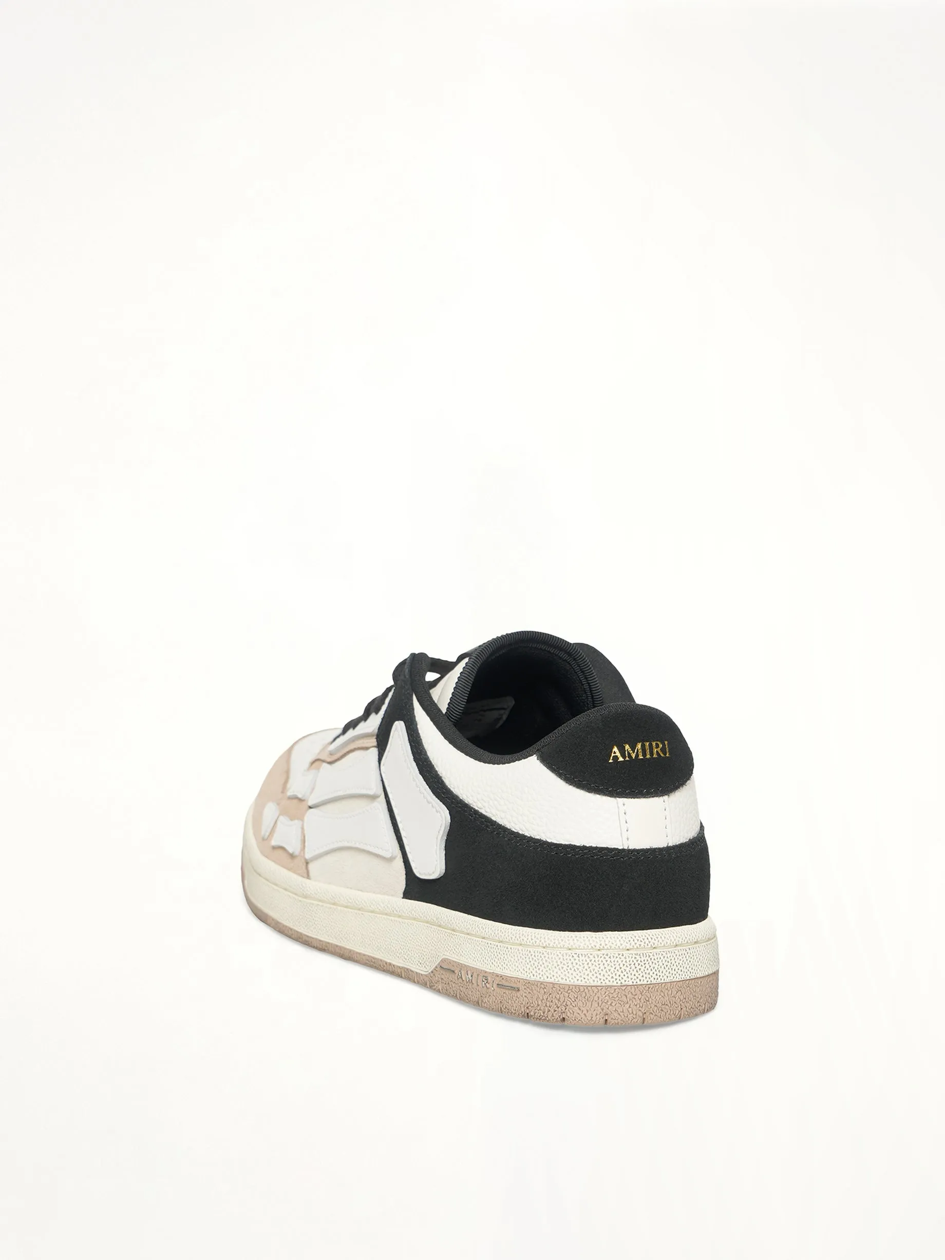 Distressed Skeleton Low Top Sneaker in Black sold by MARAIS product image thumbnail 3