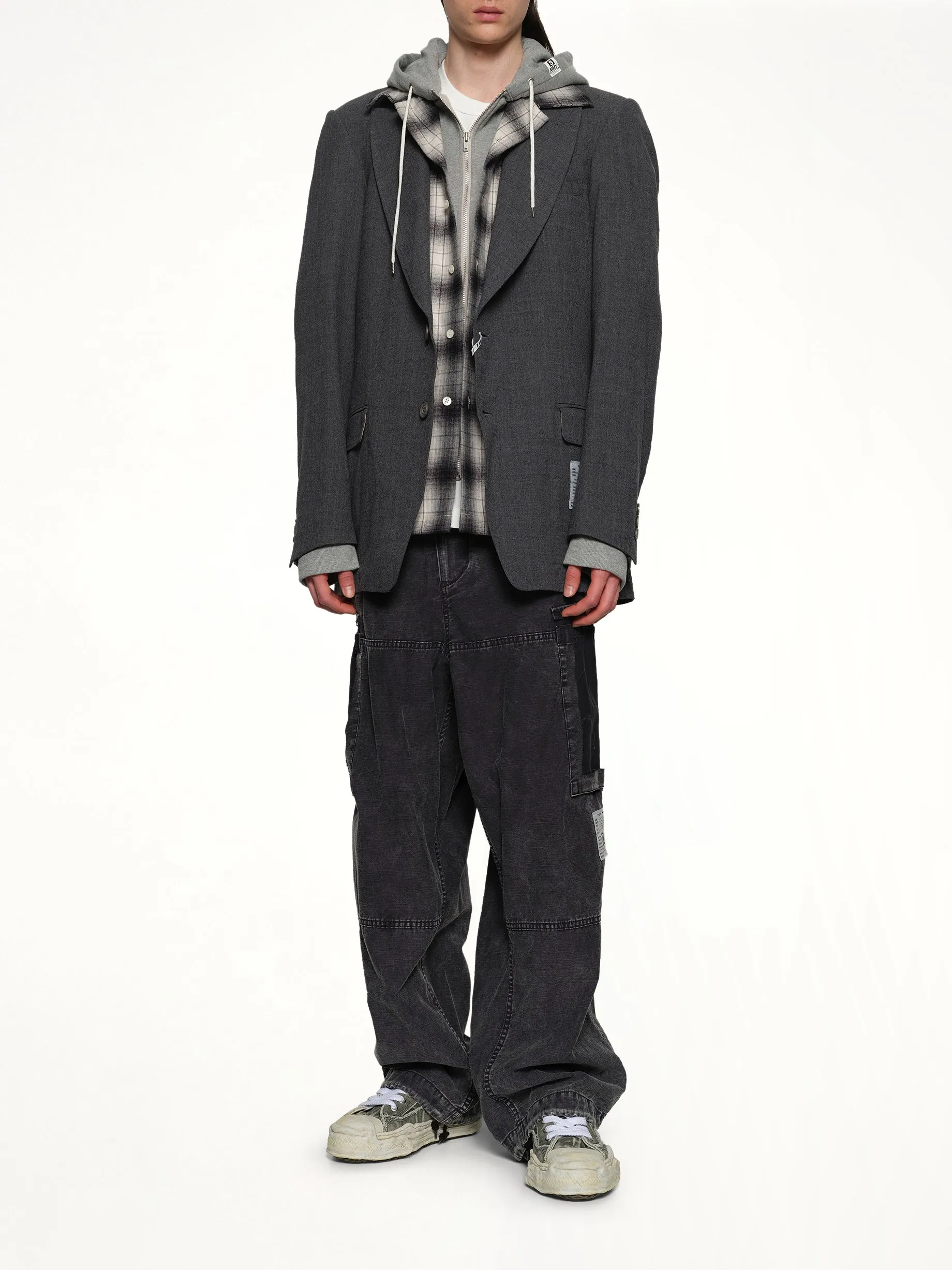 Triple Layered Blazer in Gray sold by MARAIS product image thumbnail 4